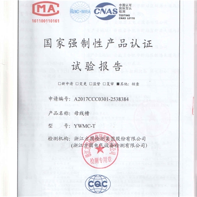 國家強制性產(chǎn)品認證試驗報告2