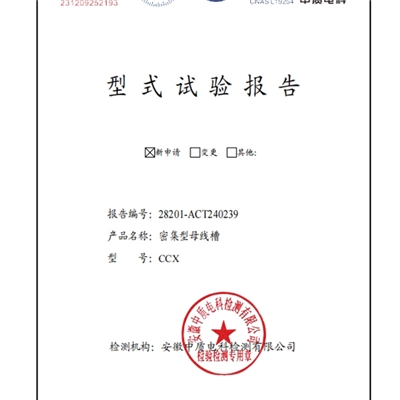 型式試驗報告